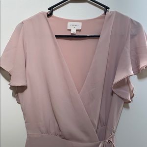 Blush Everly Wrap Dress
